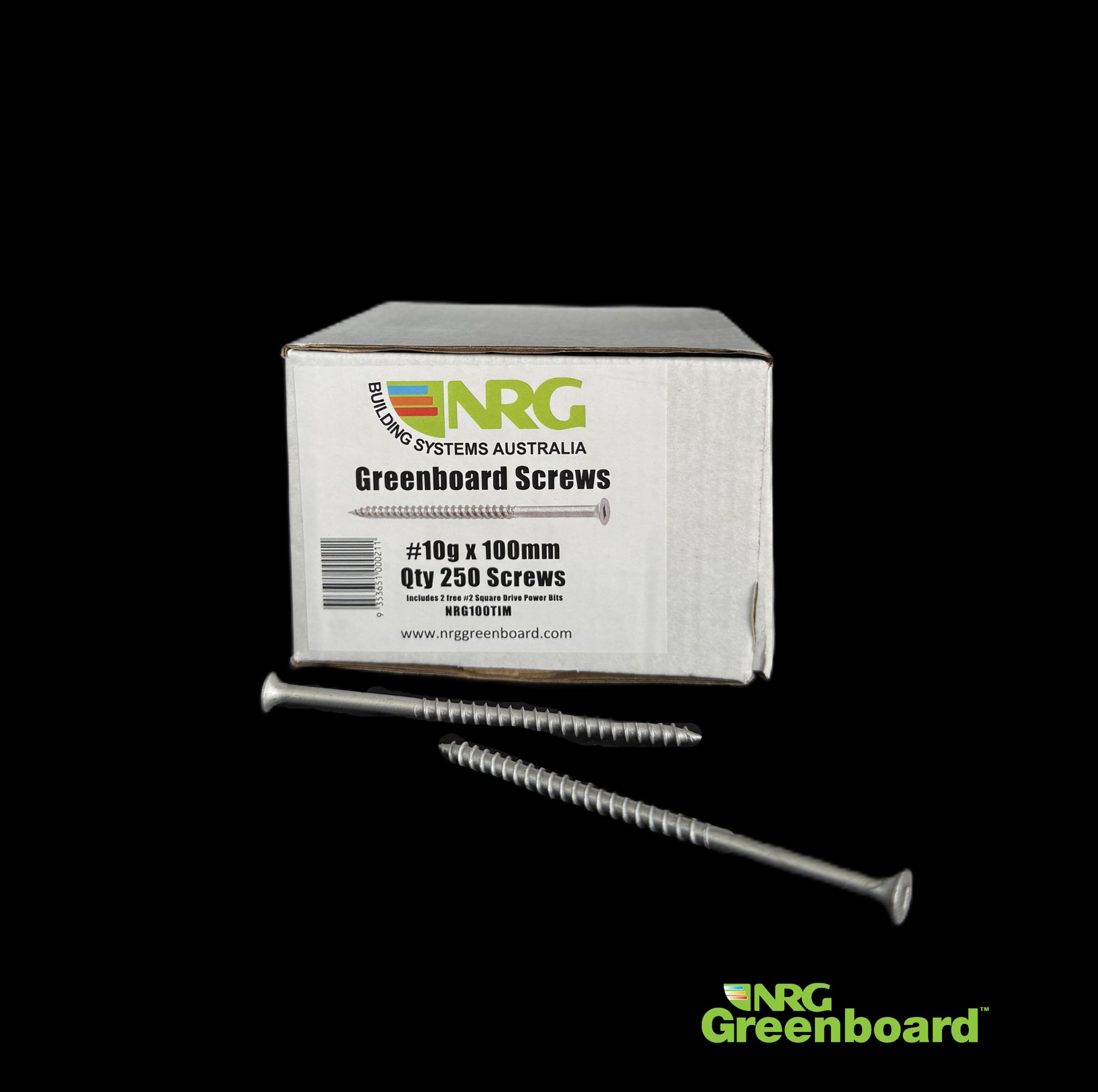 nrg timber screws 100mm box 250